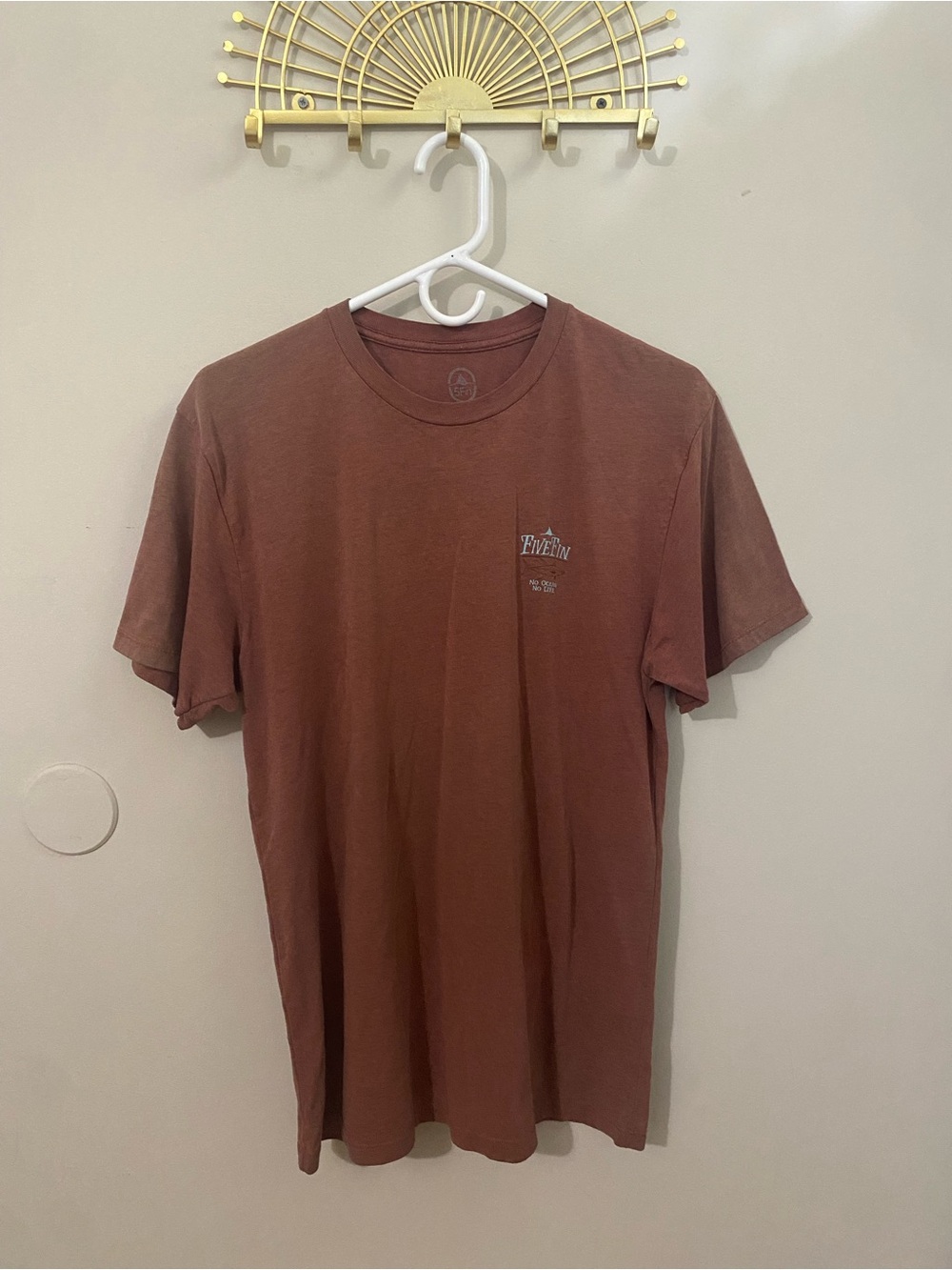 Men's Short Sleeve Crewneck T-Shirt - Rust